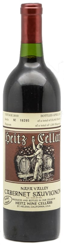 Heitz Cellar Martha's Vineyard Cabernet Sauvignon 2010 Front Bottle Shot
