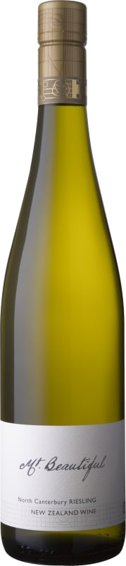 Mt. Beautiful Riesling 2016 Front Bottle Shot