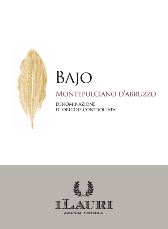 I Lauri Montepulciano d'Abruzzo Bajo 2015 Front Label