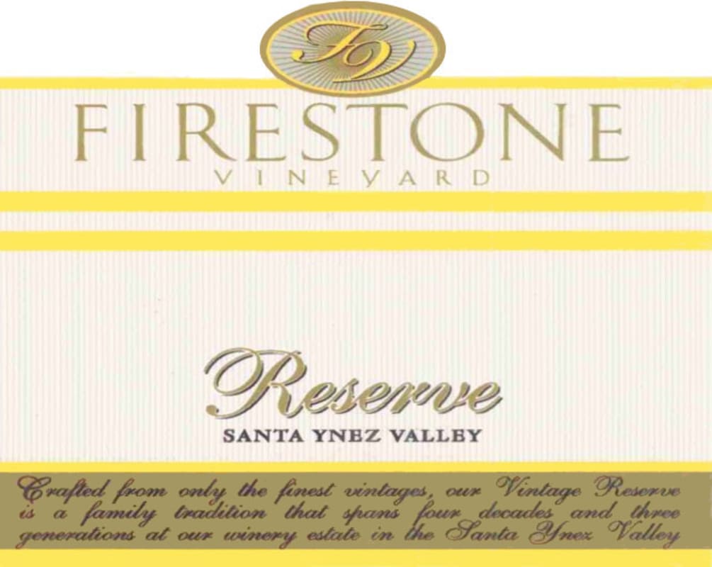 Firestone Vintage Reserve Red 2002 Front Label