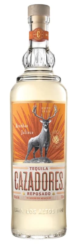 Cazadores Reposado Tequila Front Bottle Shot