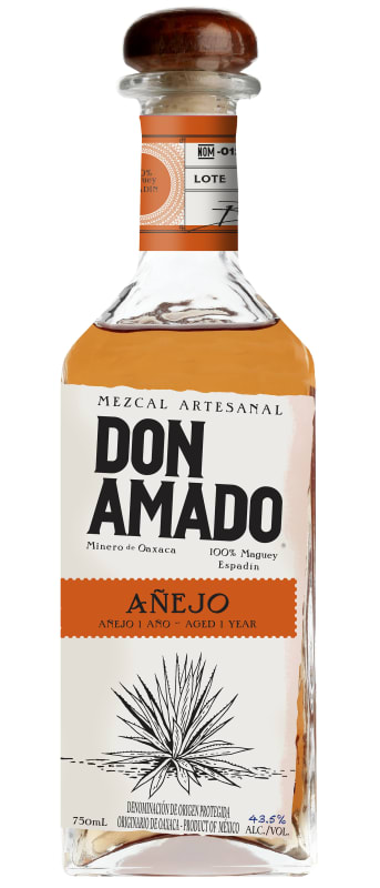 Don Amado Anejo Mezcal Front Bottle Shot