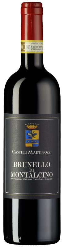 Castelli Martinozzi Brunello di Montalcino 2017 Front Bottle Shot