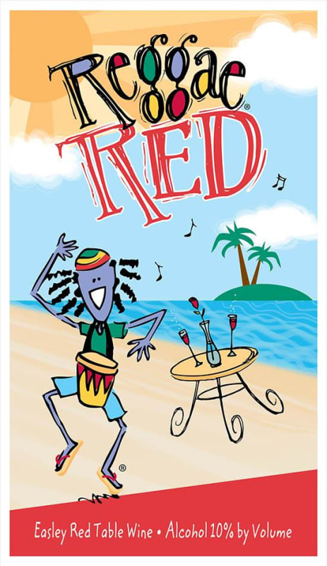 Easley Winery Reggae Red Front Label