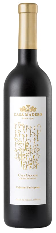 Casa Madero Gran Reserva Cabernet Sauvignon 2016 Front Bottle Shot