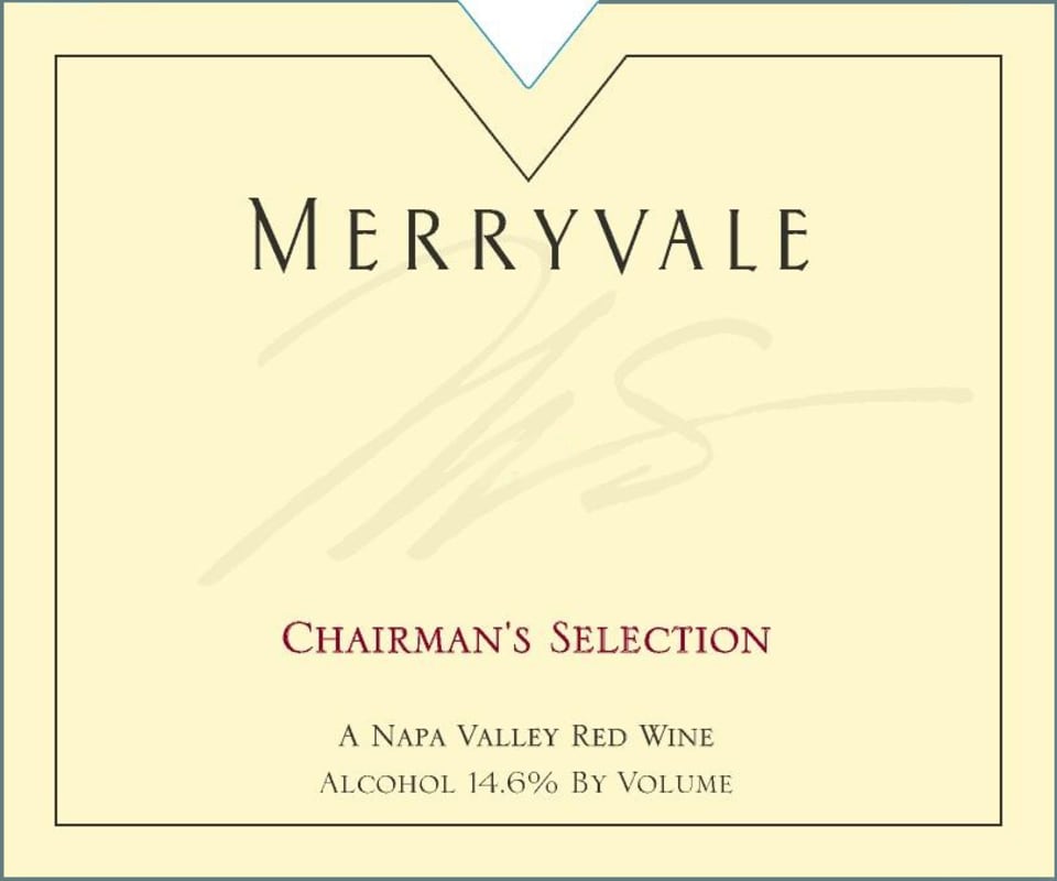 Merryvale Chairman's Selection 2013 Front Label