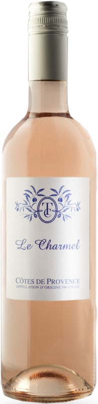 Le Charmel Cotes de Provence Rose 2016 Front Bottle Shot