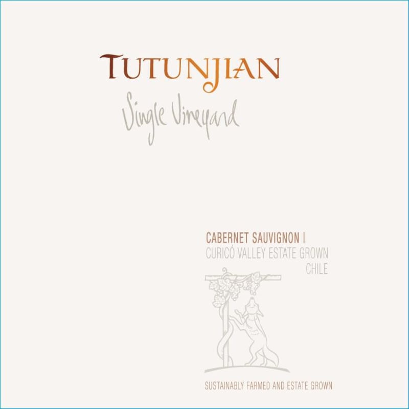 Tutunjian Family Vineyards Single Vineyard Cabernet Sauvignon 2016 Front Label