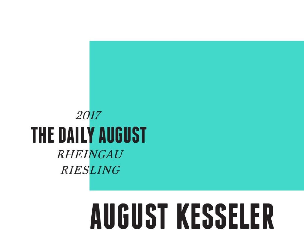 August Kesseler The Daily August Riesling 2017 Front Label