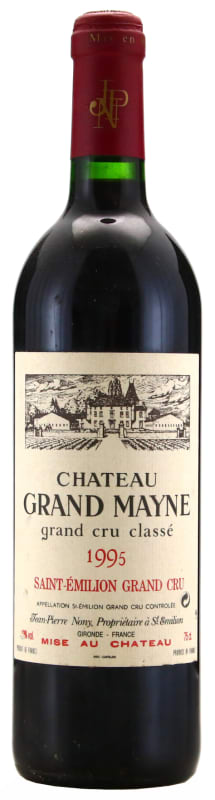 Chateau Grand Mayne 1995 Front Bottle Shot