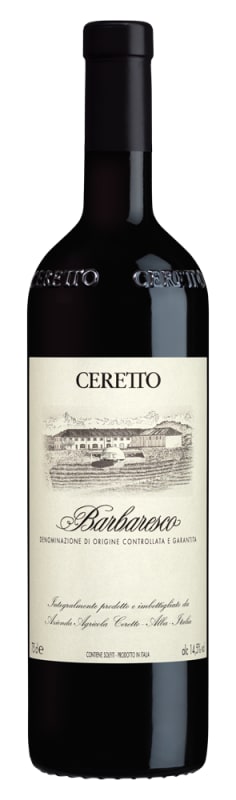 Ceretto Barbaresco 2022 Front Bottle Shot