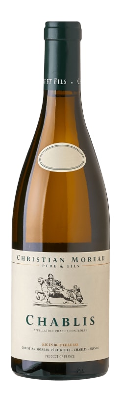 Christian Moreau Chablis 2024 Front Bottle Shot