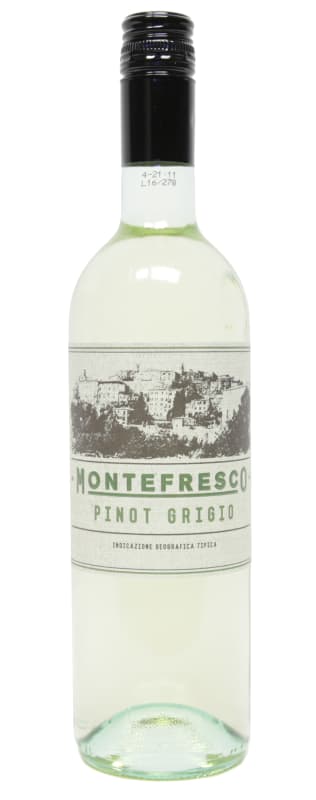 Montefresco Pinot Grigio 2023 Front Bottle Shot