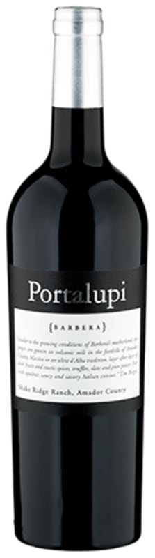 Portalupi Shake Ridge Ranch Barbera 2019 Front Bottle Shot