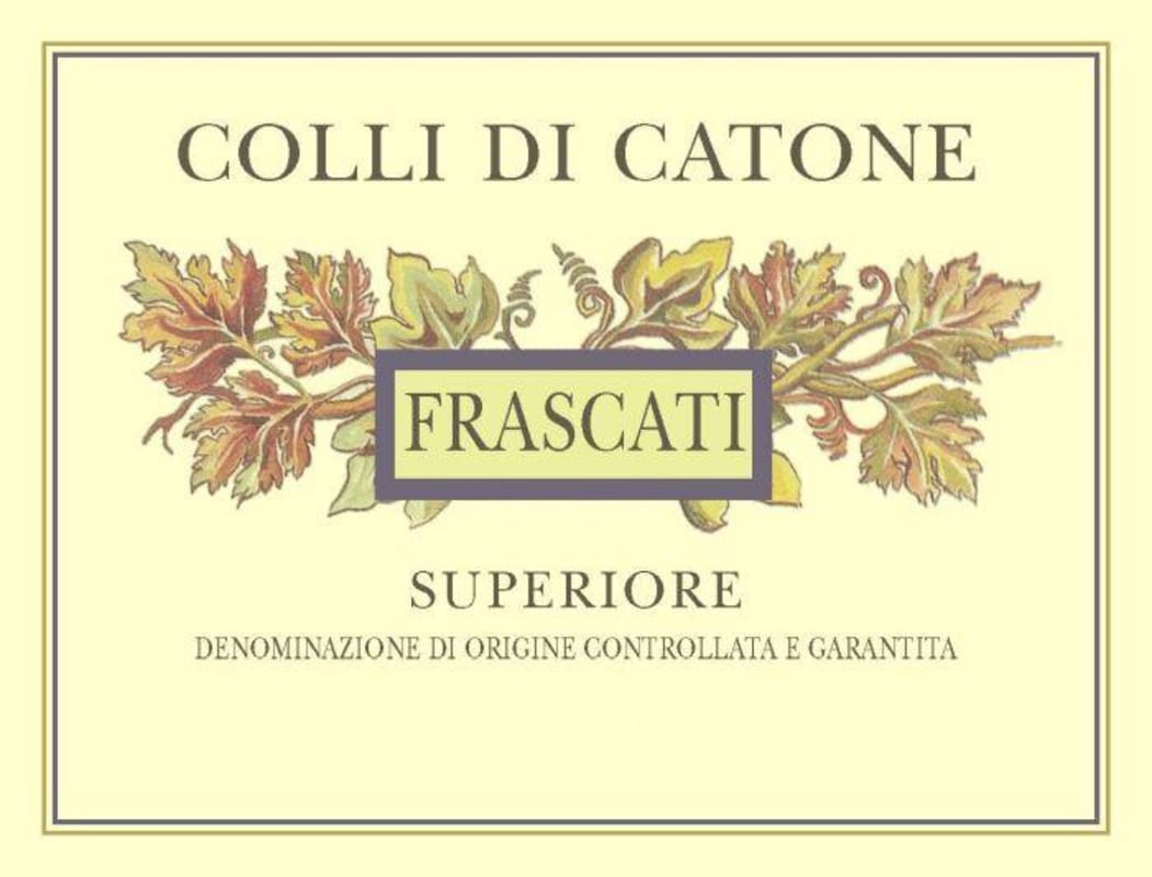 Colli di Catone Frascati Superiore 2020 Front Label