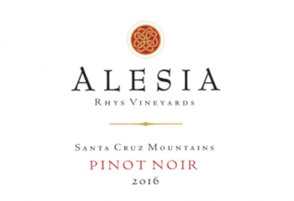 Rhys Alesia Santa Cruz Mountains Pinot Noir 2016 Front Label