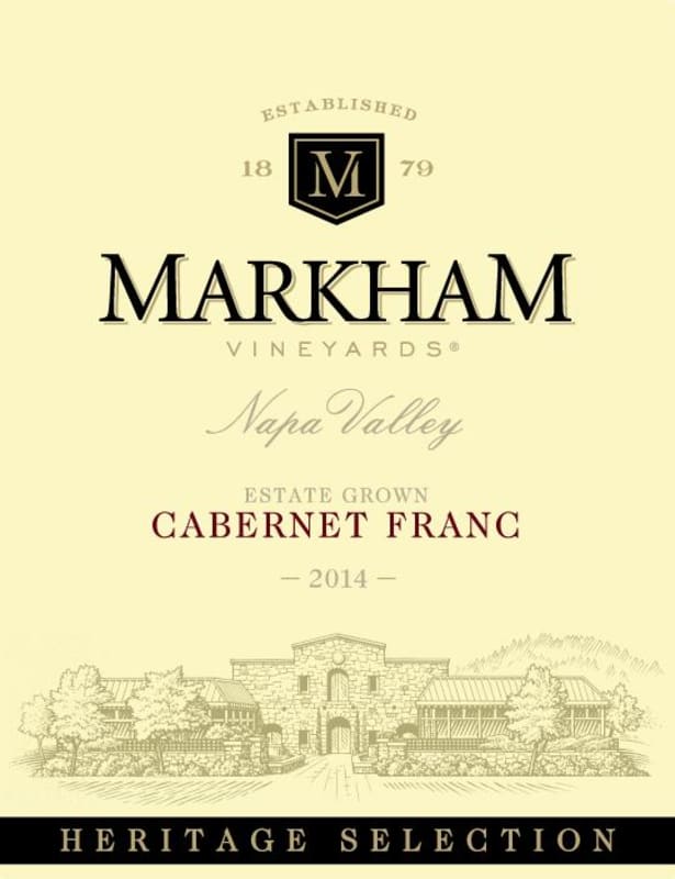 Markham Cabernet Franc 2014 Front Label