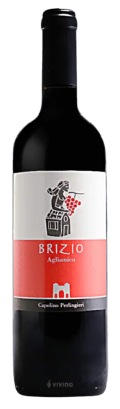 Capolino Perlingieri Aglianico Brizio 2021 Front Bottle Shot