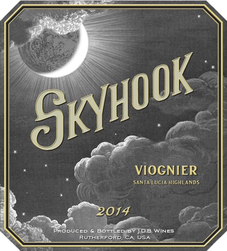 JDB Wines Skyhook Viognier 2014 Front Label