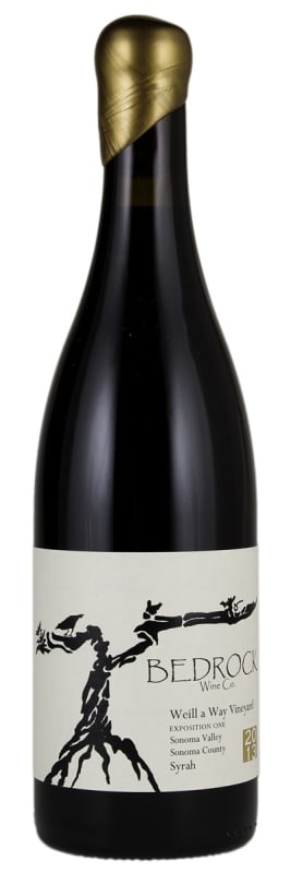 Bedrock Wine Company Weill Vineyard Syrah Exposition 1 2013 Front Bottle Shot