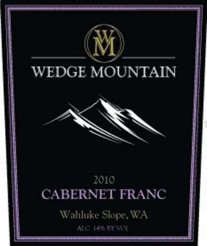 Wedge Mountain Winery Cabernet Franc 2010 Front Label