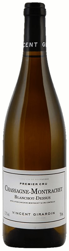 Vincent Girardin Chassagne-Montrachet Blanchots-Dessus Premier Cru 2019 Front Bottle Shot