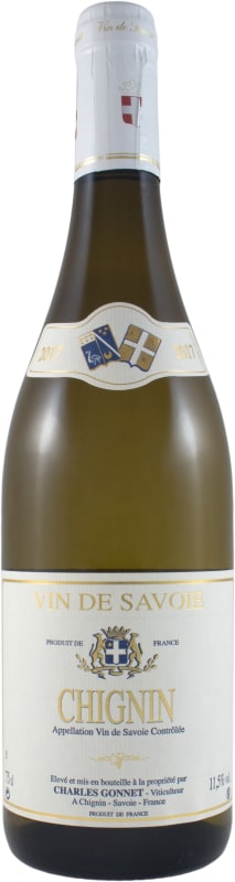 Domaine Gonnet Chignin 2018 Front Bottle Shot