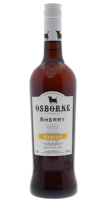 Osborne Medium Sherry Front Bottle Shot