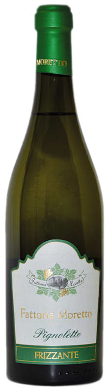 Fattoria Moretto Pignoletto dell'Emilia Bianco Frizzante Secco 2021 Front Bottle Shot