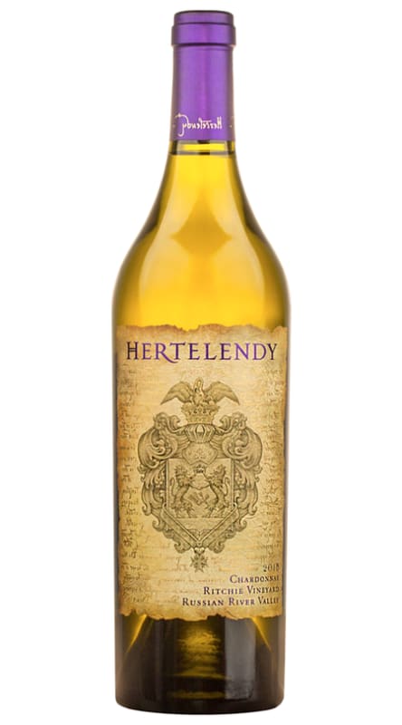 Hertelendy Ritchie Vineyard Chardonnay 2018 Front Bottle Shot