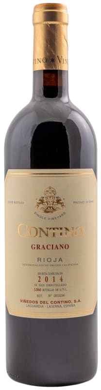 Contino Rioja Graciano 2014 Front Bottle Shot
