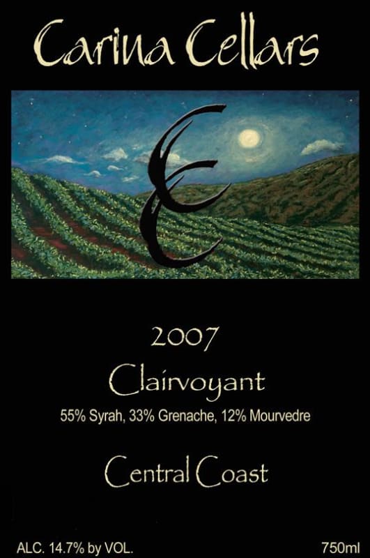 Carina Cellars Clairvoyant 2007 Front Label