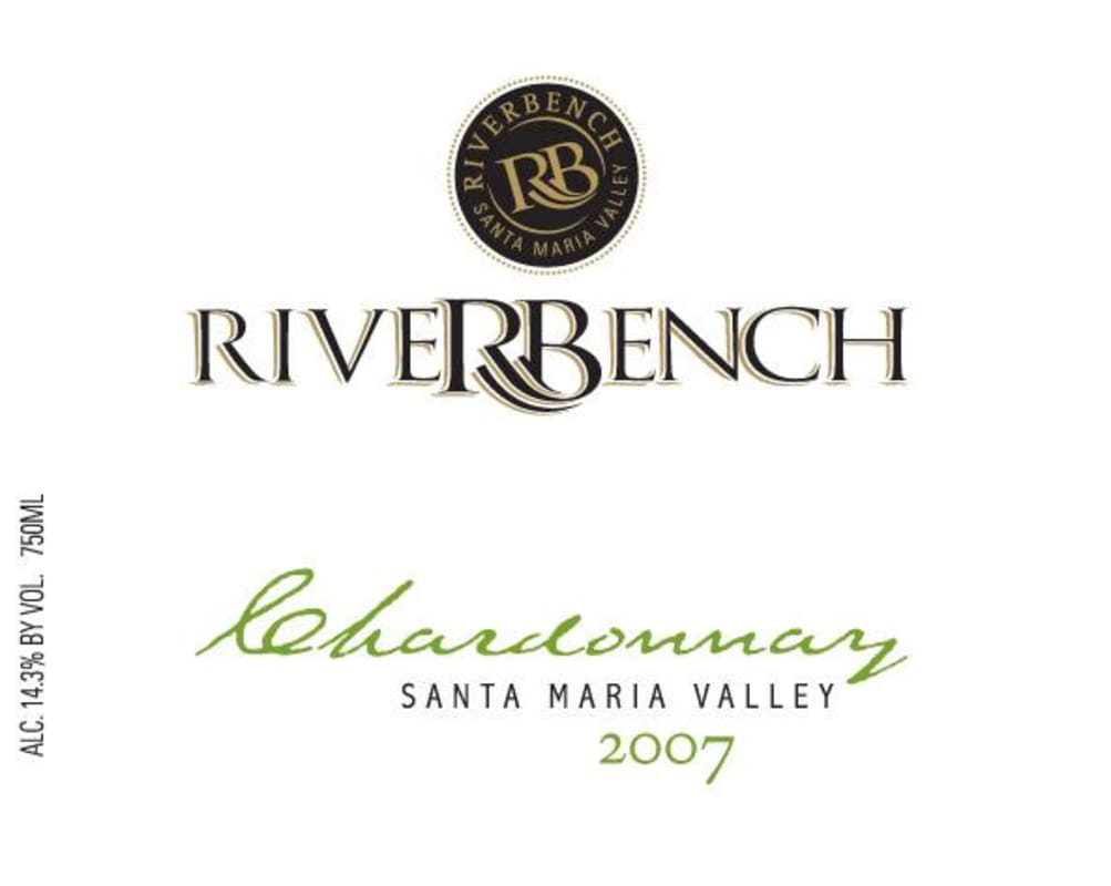 Riverbench Estate Chardonnay 2007 Front Label