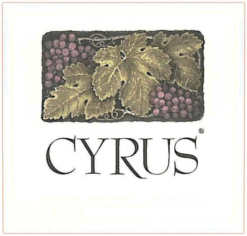 Alexander Valley Vineyards Cyrus 2005 Front Label