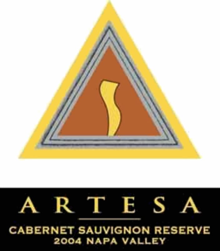 Artesa Reserve Cabernet Sauvignon 2004 Front Label