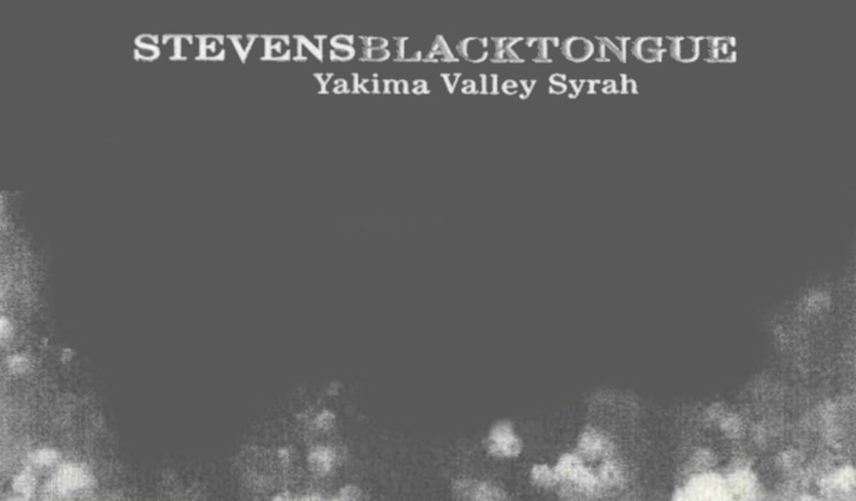 Stevens Winery Black Tongue Syrah 2007 Front Label