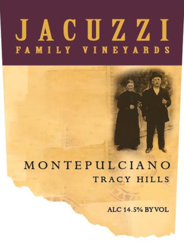 Jacuzzi Montepulciano 2015 Front Label