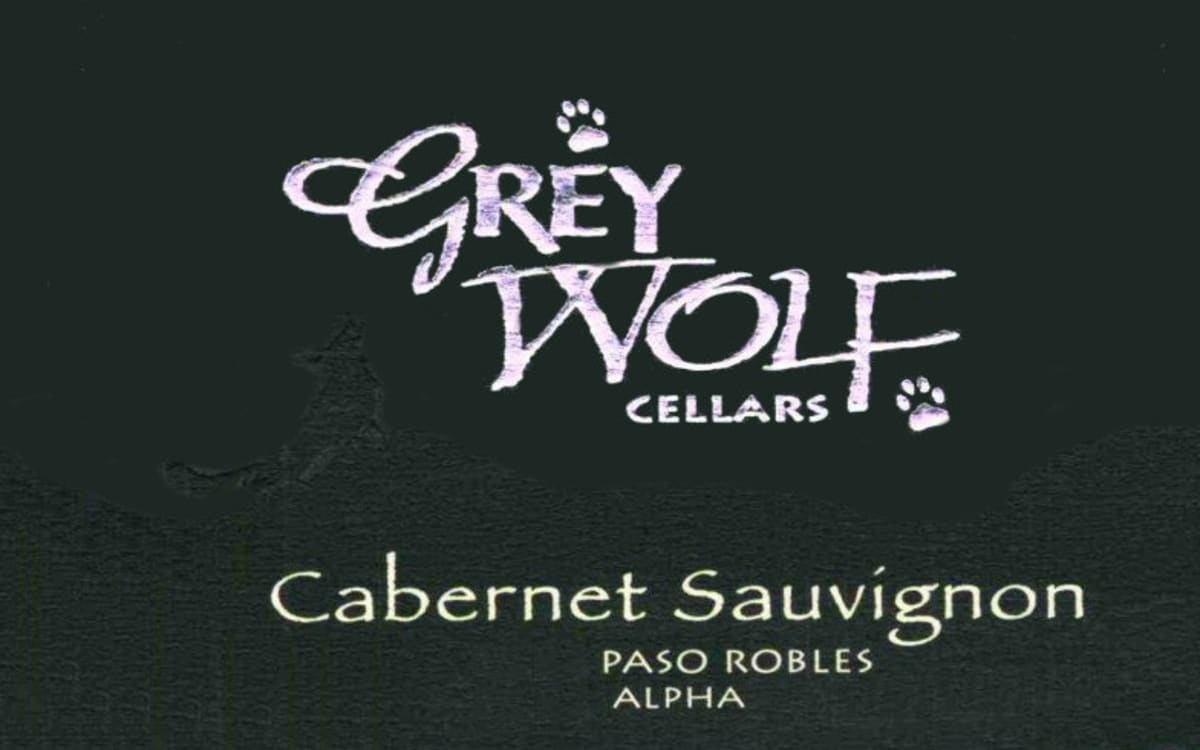 Barton Family Wines & Grey Wolf Cellars Alpha Cabernet Sauvignon 2008 Front Label