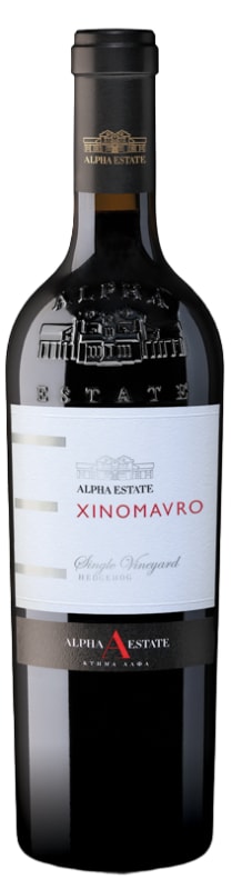 Alpha Estate Hedgehog Vineyard Xinomavro 2021 Front Bottle Shot