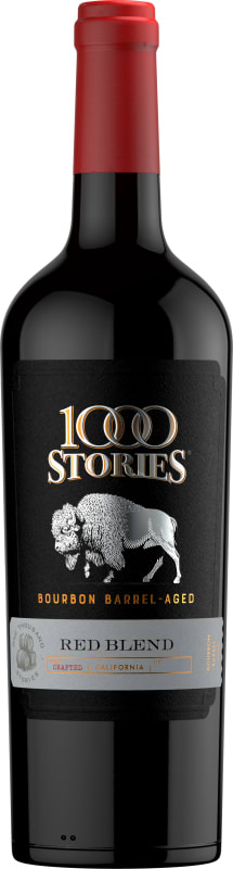 1000 Stories Bourbon Barrel Aged Red 2021 Front Bottle Shot