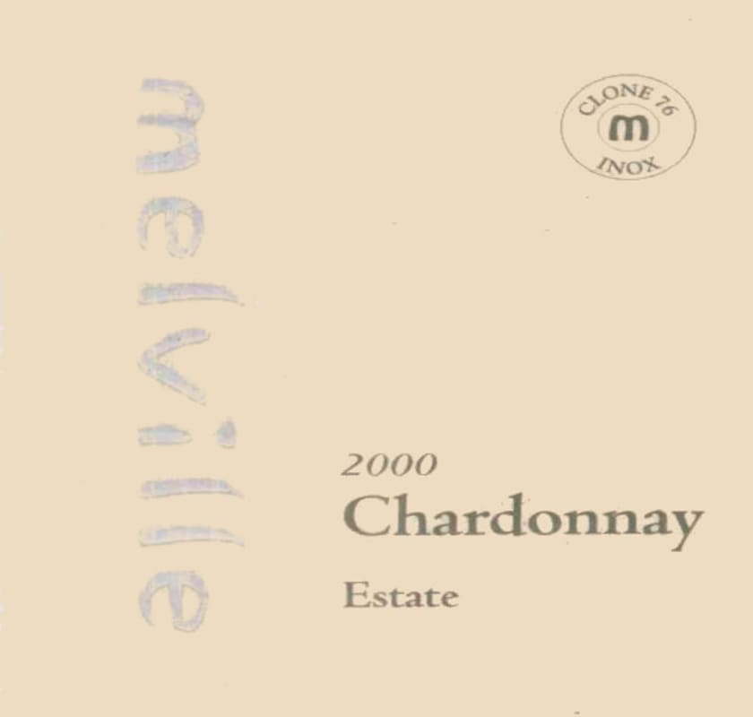 Melville Estate Chardonnay 2000 Front Label
