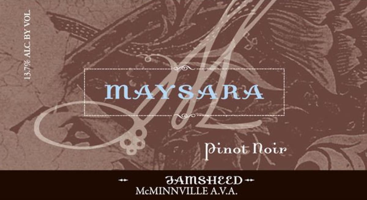Maysara Jamsheed Pinot Noir 2011 Front Label