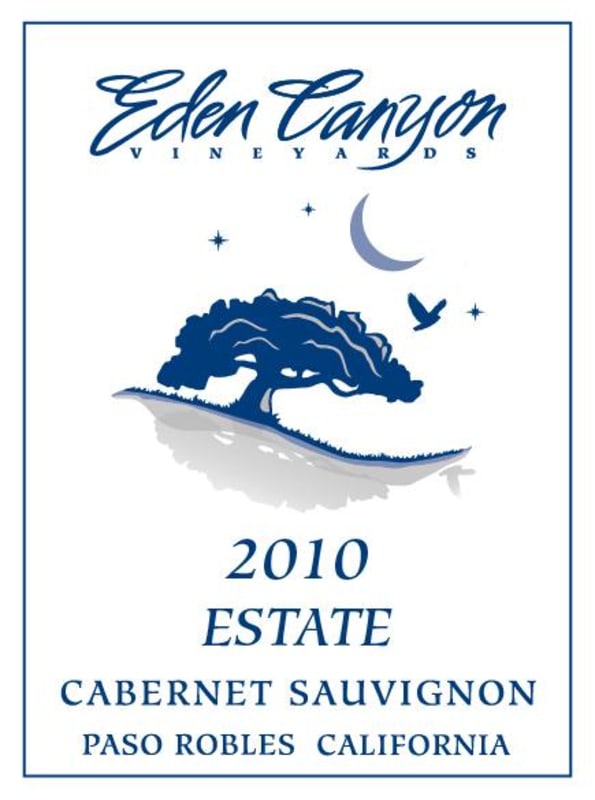 Eden Canyon Vineyards Estate Cabernet Sauvignon 2010 Front Label