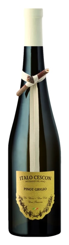 Italo Cescon Pinot Grigio 2024 Front Bottle Shot