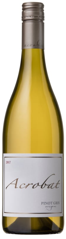 Acrobat Pinot Gris 2017 Front Bottle Shot