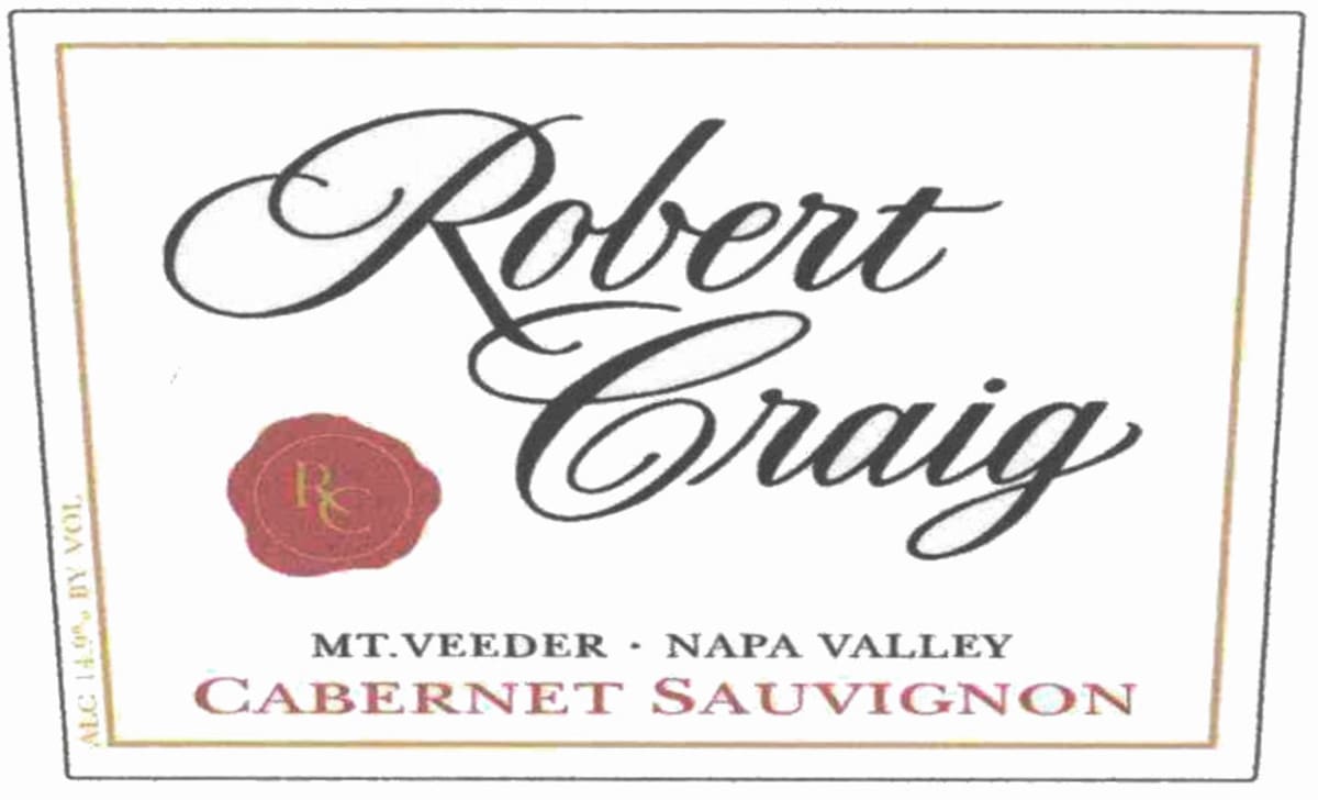 Robert Craig Cellars Mt. Veeder Cabernet Sauvignon 2005 Front Label