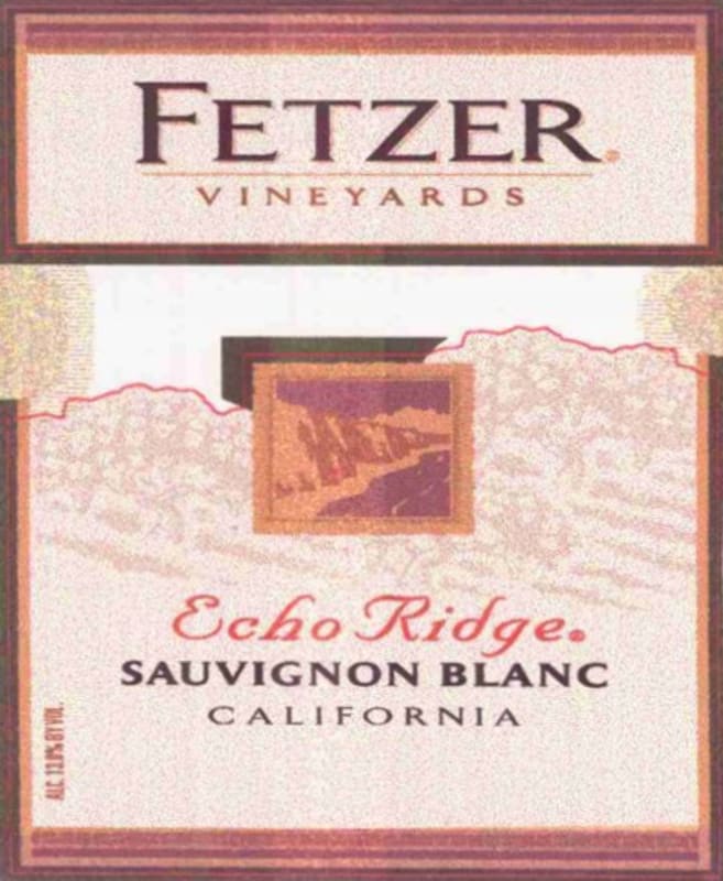 Fetzer Echo Ridge Valley Oaks Sauvignon Blanc 2006 Front Label