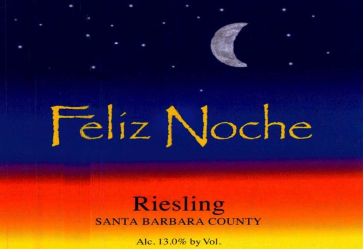 Feliz Noche Riesling 2016 Front Label