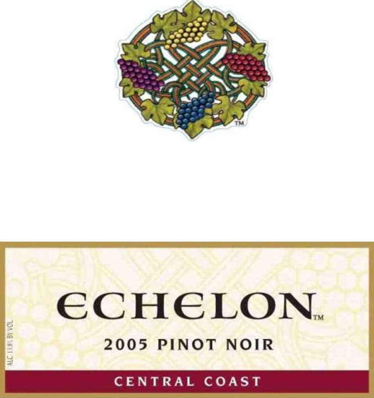 Echelon Pinot Noir 2005 Front Label