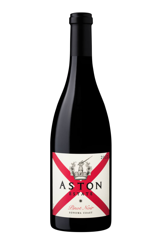 Aston Estate Pinot Noir 2022 Front Bottle Shot